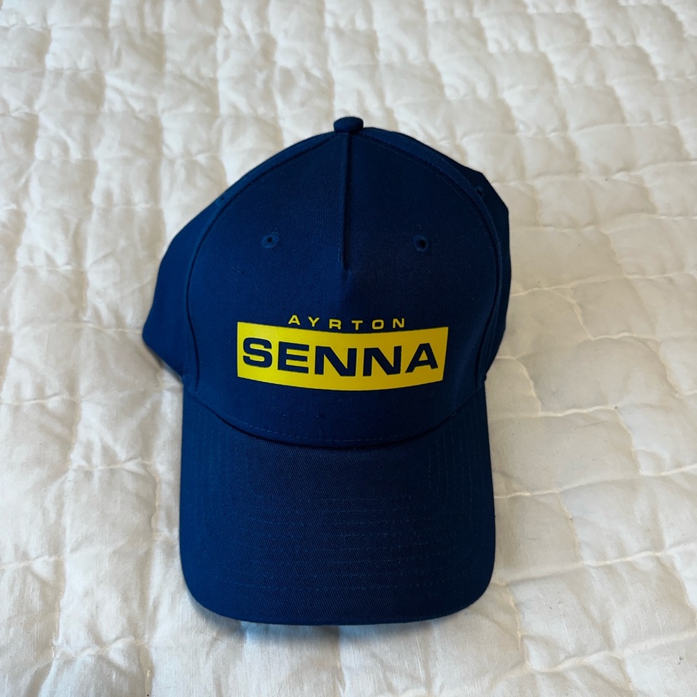 Ayrton Senna Blue Cap